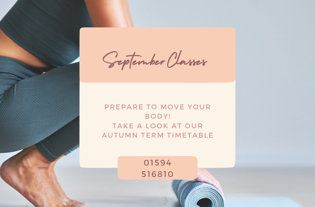 Pilates Courses September 2022