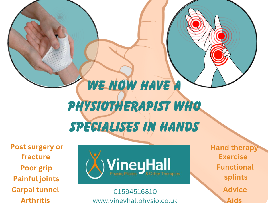 New Physiotherapist, Janine David, specialist in Hands and Upper Limb conditions